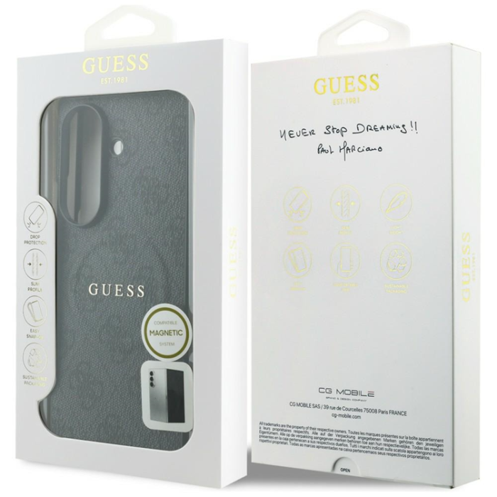 Guess - Guess Mobilskal För Galaxy Z Fold 8 Ultra MagSafe 4G Classic - Svart