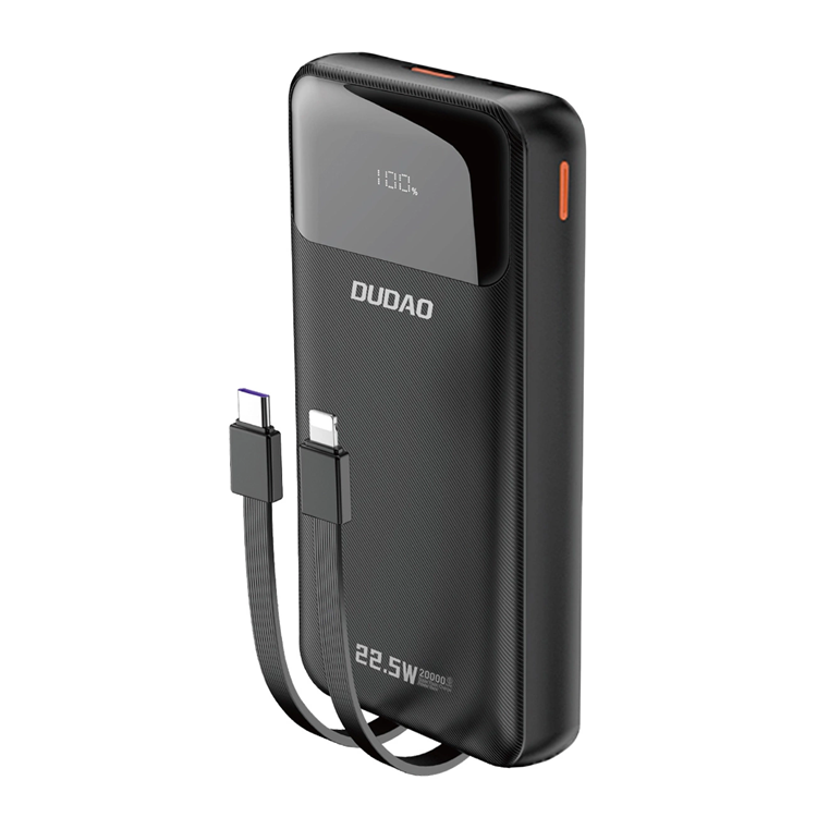 Dudao K15Pro Powerbank 20000mAh 22.5W PD - Svart | 505295 | AlltMobil