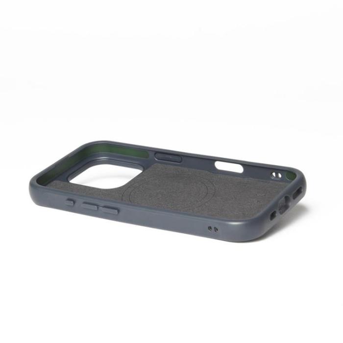 Mujjo - Mujjo iPhone 16 Pro Mobilskal MagSafe Shield - Stålblå