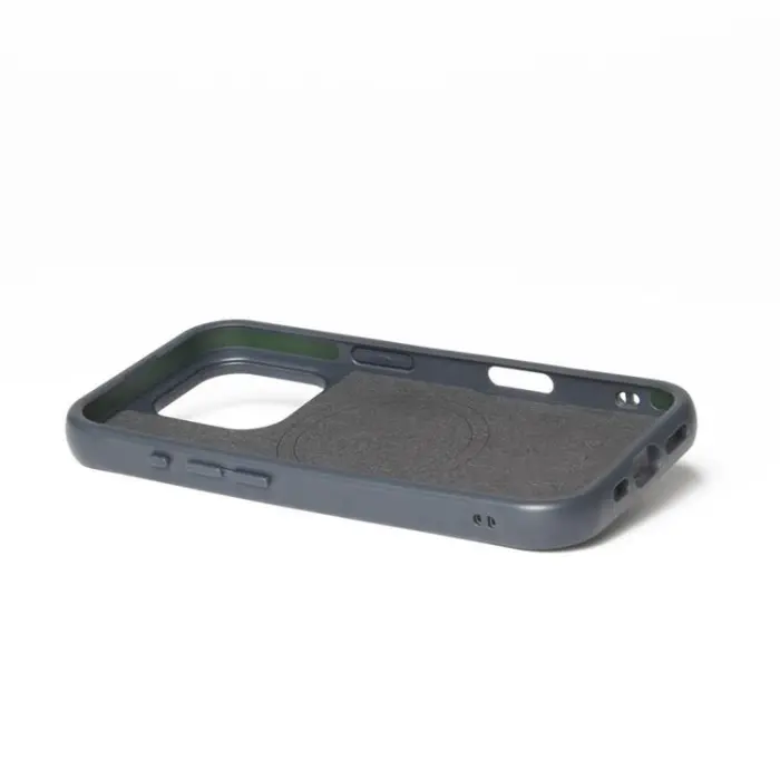 Mujjo - Mujjo iPhone 16 Pro Mobilskal MagSafe Shield - Stålblå
