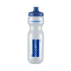 Rockbros - Rockbros Cykelflaska 750 ml - Transparent med Bl&aring; Munstycke