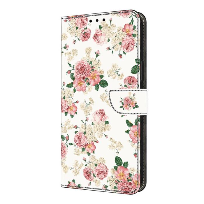 OEM - Samsung Galaxy S26 Fodral Konstläder Mönstertryck - Pion