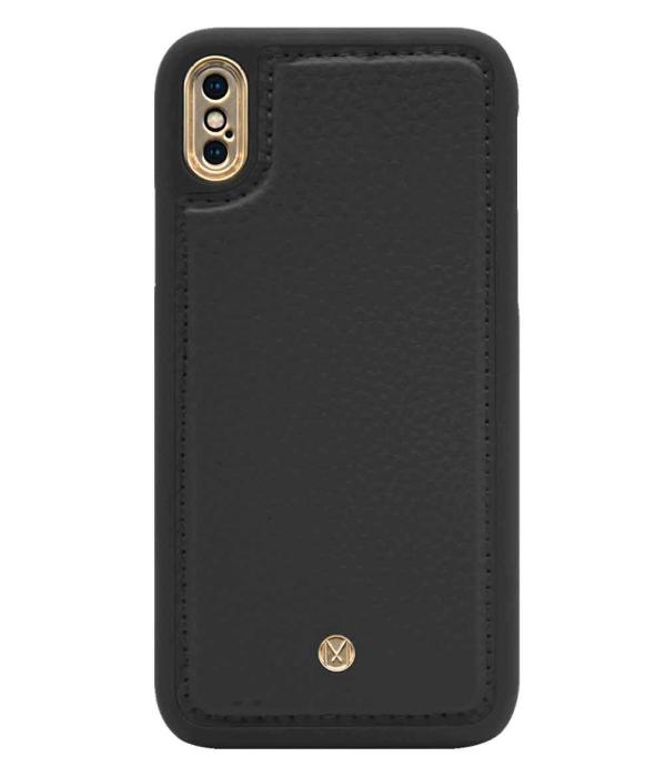 UTGATT - Marvêlle N°303 Plånboksfodral iPhone X/XS - MIDNIGHT BLACK
