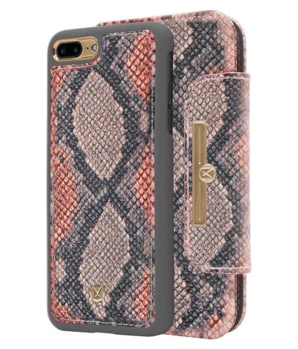 Marvêlle - Marvêlle Plånboksfodral iPhone 7 Plus & iPhone 8 Plus - SNAKE