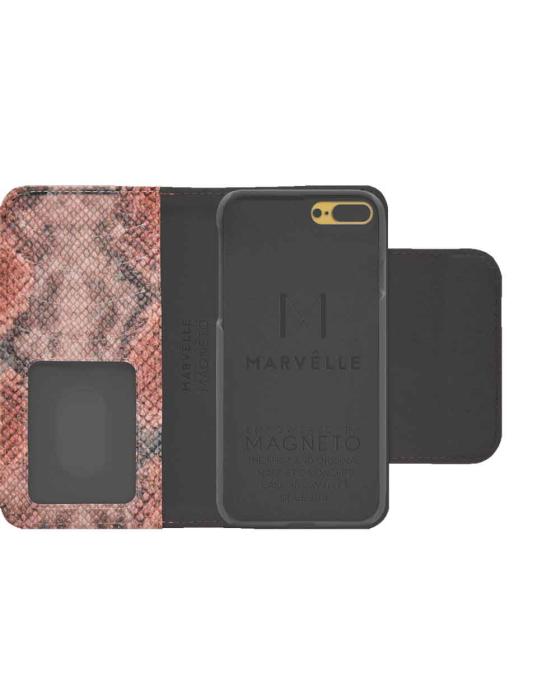 Marvêlle - Marvêlle Plånboksfodral iPhone 7 Plus & iPhone 8 Plus - SNAKE