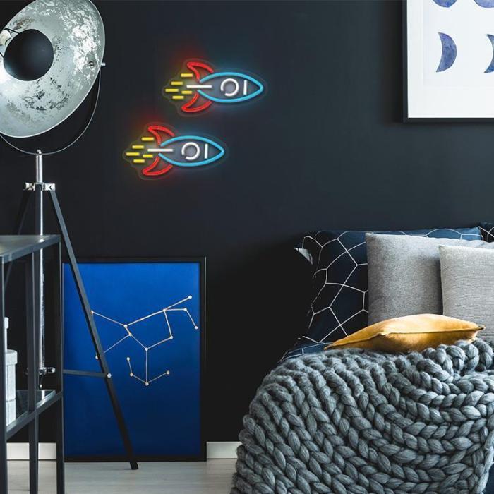 Neolia - Neolia LED Neon PLEXI ROCKET NNE18 - Flerfärgad