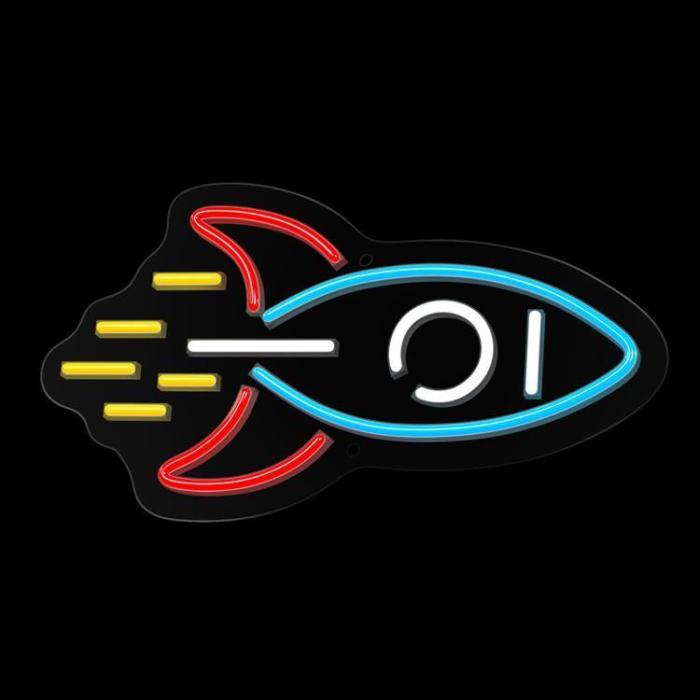Neolia - Neolia LED Neon PLEXI ROCKET NNE18 - Flerfärgad
