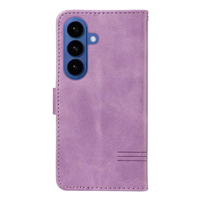 OEM - T-Shape Samsung Galaxy S26 Plus Plånboksfodral Konstläder Ställ - Lila