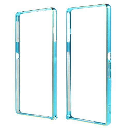 Metal Bumper till Sony Xperia M4 Aqua- Blå | 2353 | AlltMobil