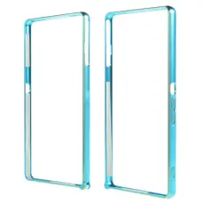 OEM - Metal Bumper till Sony Xperia M4 Aqua- Bl&aring;