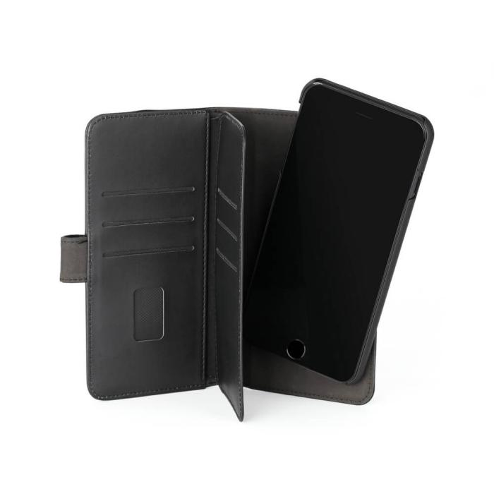 GEAR - GEAR Mobilfodral Svart 7 Kortfack iPhone 6/7/8 Plus 2in1 Magnetskal