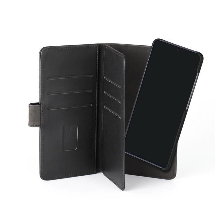 GEAR - GEAR Mobilfodral Svart 7 Kortfack Samsung A41 2in1 Magnetskal