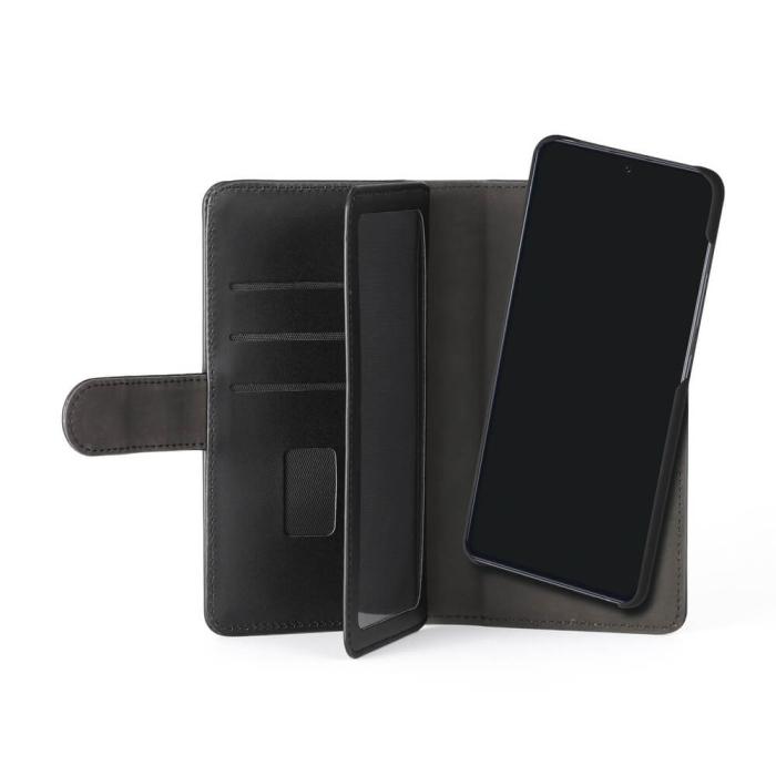 GEAR - GEAR Mobilfodral Svart 7 Kortfack Samsung A41 2in1 Magnetskal