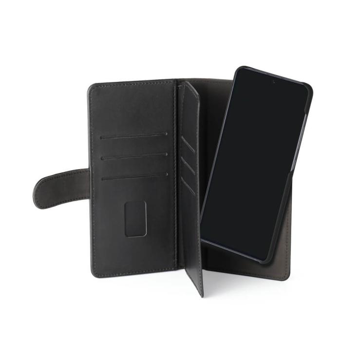 GEAR - GEAR Mobilfodral Svart 7 Kortfack Samsung A51 2in1 Magnetskal