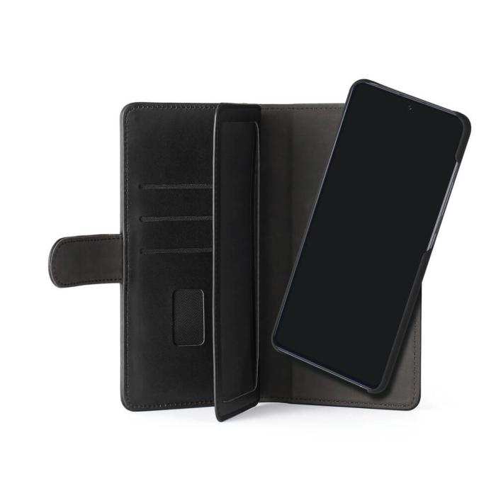 GEAR - GEAR Mobilfodral Svart 7 Kortfack Samsung A51 2in1 Magnetskal