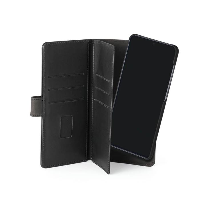 GEAR - GEAR Mobilfodral Svart 7 Kortfack Samsung A71 2in1 Magnetskal