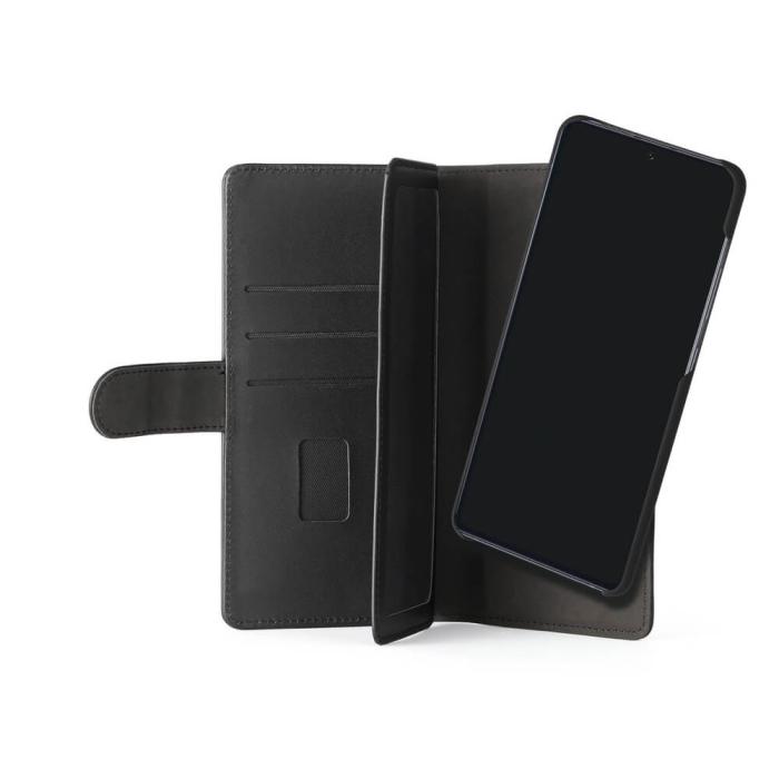 GEAR - GEAR Mobilfodral Svart 7 Kortfack Samsung A71 2in1 Magnetskal