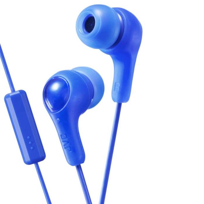 JVC - JVC Hörlur FX7M Gumy Plus In-Ear Mic Blå