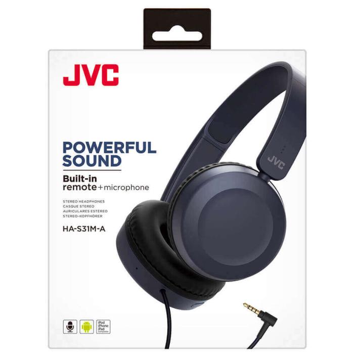 UTGATT - JVC Hörlur HAS31 On-Ear Blå