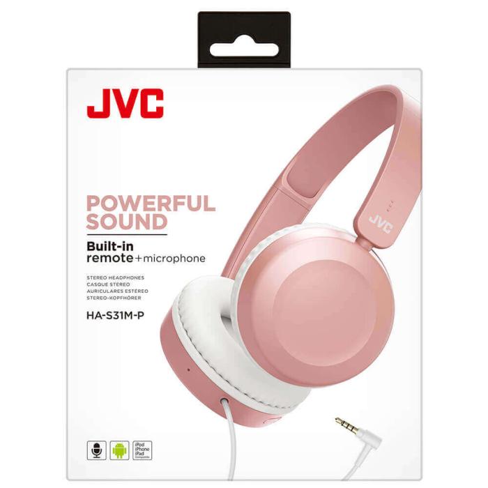 JVC - JVC Hörlur HAS31 On-Ear Rosa