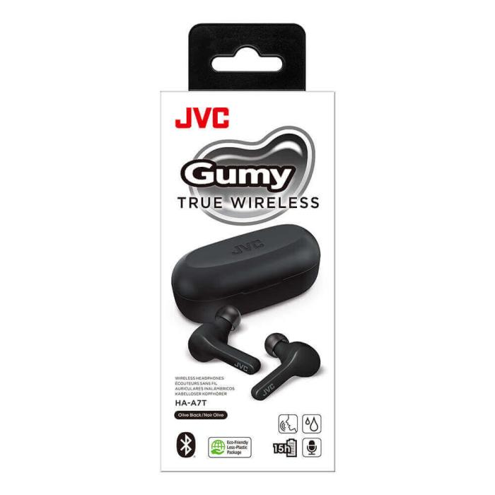 JVC - JVC Hörlur In-Ear True Wireless Gumy HA-A7T Svart