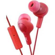 JVC - JVC H&ouml;rlur FR6 Gumy Plus Mic R&ouml;d
