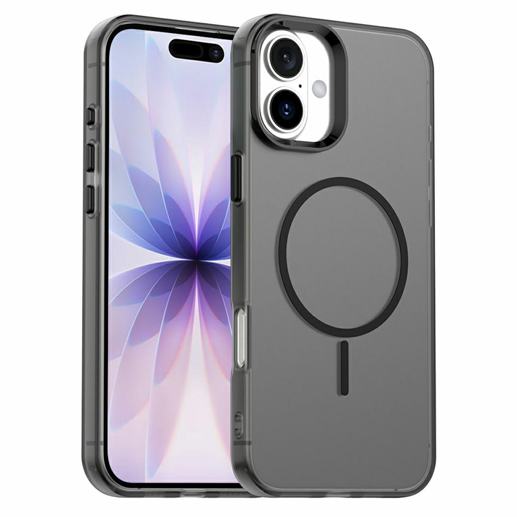 iPhone 17 Mobilskal MagSafe Candy Color - Svart | 2353 | AlltMobil