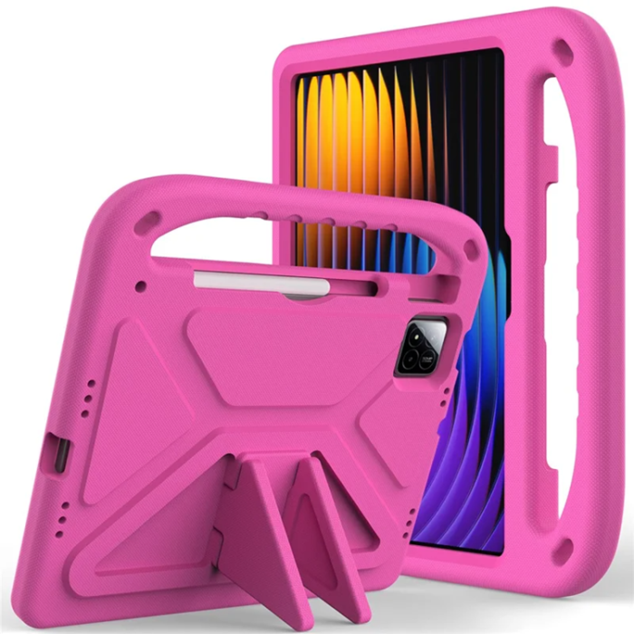 A-One Brand - Xiaomi Pad 7 Pro/Pad 7 Skal EVA Handgrepp Kickstand - Rosa