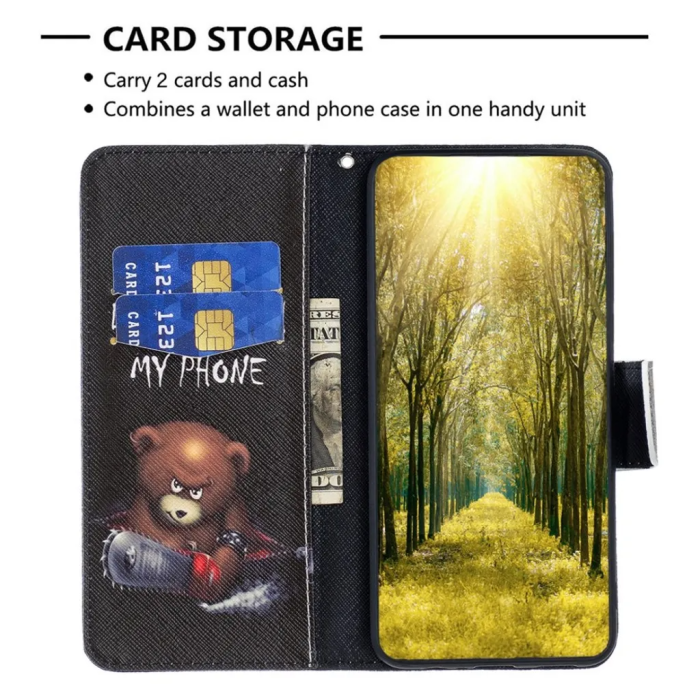 Taltech - Galaxy S23 Ultra Plånboksfodral - Bear