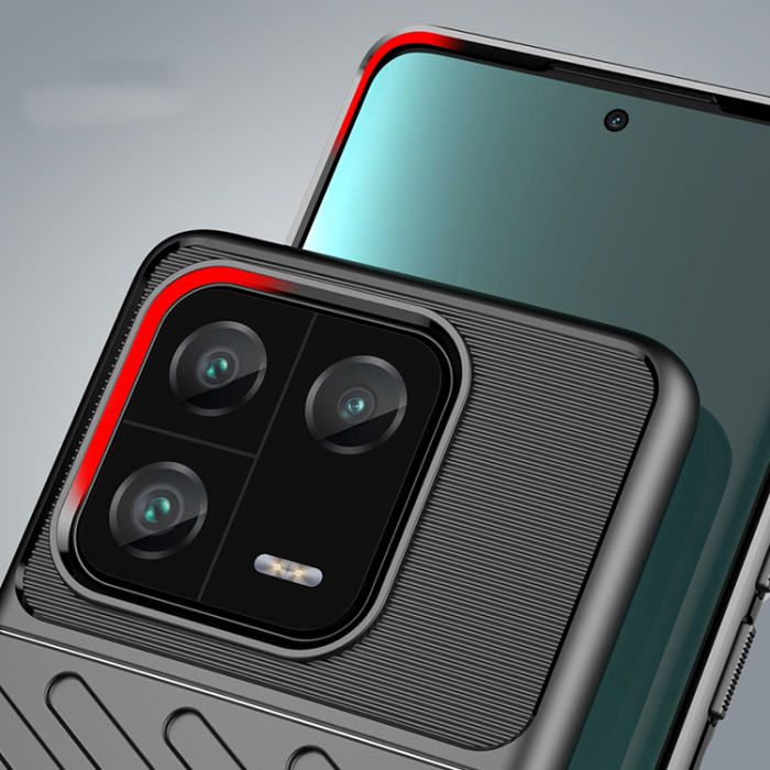 OEM - Xiaomi 13 Pro Skal Thunder Silicone Armor - Svart