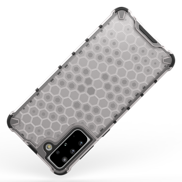 OEM - Galaxy S22 Skal Honeycomb Armored - Transparent