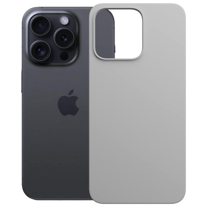 3MK - 3MK iPhone 16 Pro Mobilskal MagSafe Silikon Hardy - Titan