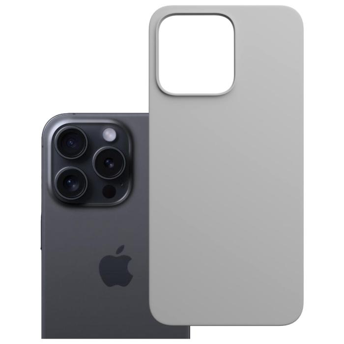 3MK - 3MK iPhone 16 Pro Mobilskal MagSafe Silikon Hardy - Titan