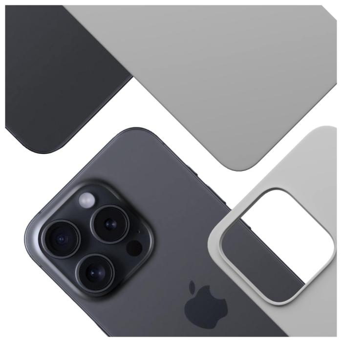 3MK - 3MK iPhone 16 Pro Mobilskal MagSafe Silikon Hardy - Titan