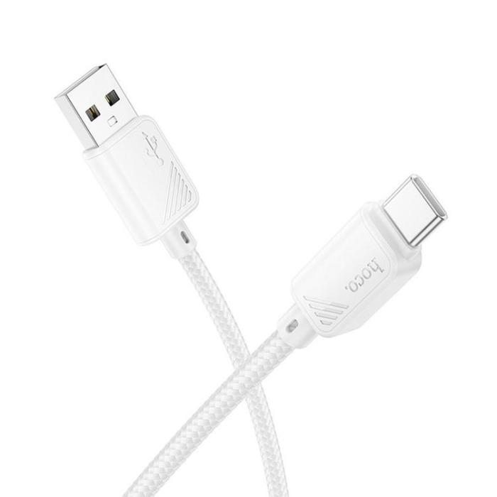 Hoco - HOCO USB-A till USB-C 3A Kabel 1m X113 - Vit