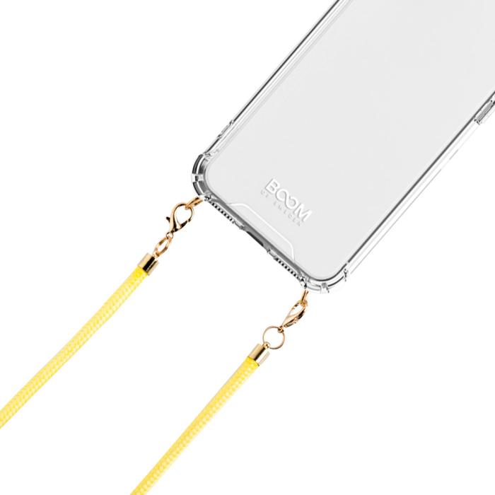 Boom of Sweden - BOOM iPhone 14 Pro Max skal med mobilhalsband - Rope Yellow
