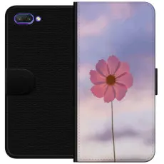 Gustaf - Pl&aring;nboksfodral till Honor 10 med Rosa blomma