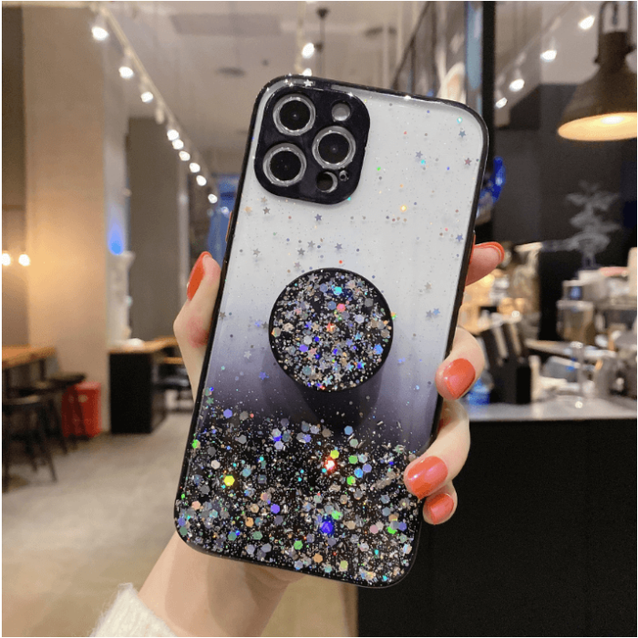 A-One Brand - Skal med Mobilhållare till iPhone 11 - Svart