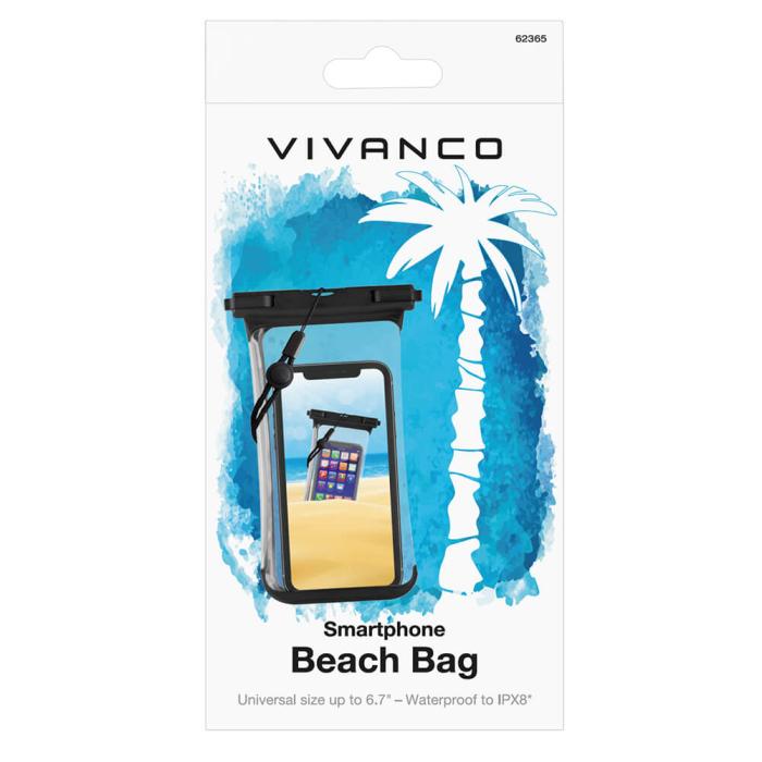 UTGATT1 - Vivanco Beach Bag Universal Vattentät påse 6.7