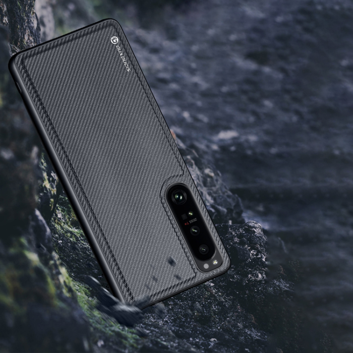 UTGATT5 - Dux Ducis Sony Xperia 1 IV Skal Fino Nylon - Svart