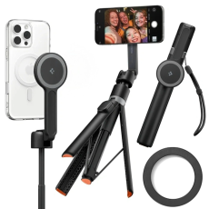 Spigen - Spigen Magsafe Bluetooth Selfiestick Tripod S581W - Svart
