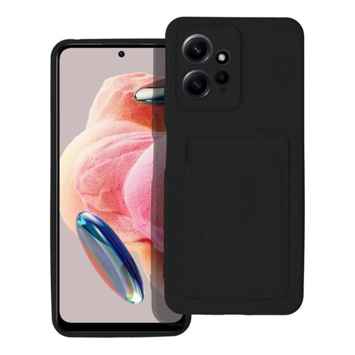 OEM - Xiaomi Redmi Note 12 4G Korthållare Mobilskal - Svart