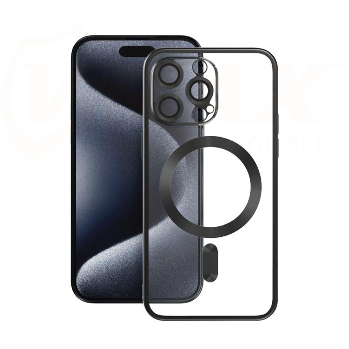 VMAX - Vmax Elektropläterat Mag TPU-skal iPhone 14 Pro Svart