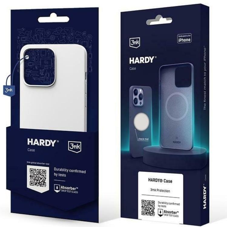 3MK Mobilskal till iPhone 15 Pro Max MagSafe Hardy - Silver