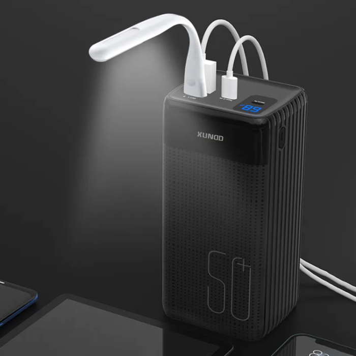 XUNDD - XUNDD Power Bank 50000mAh 22.5W Supersnabbladdare PD - Svart
