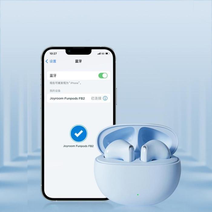 Joyroom - Joyroom Funpods Trådlösa In-Ear-Hörlurar (JR-FB2) - Blå
