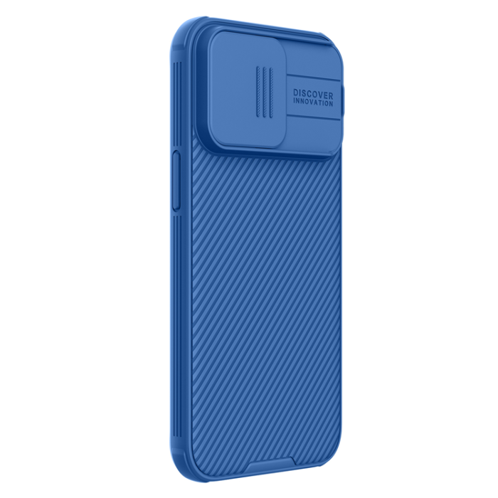 Nillkin - Nillkin iPhone 15 Pro Max Mobilskal CamShield Magnetic - Blå