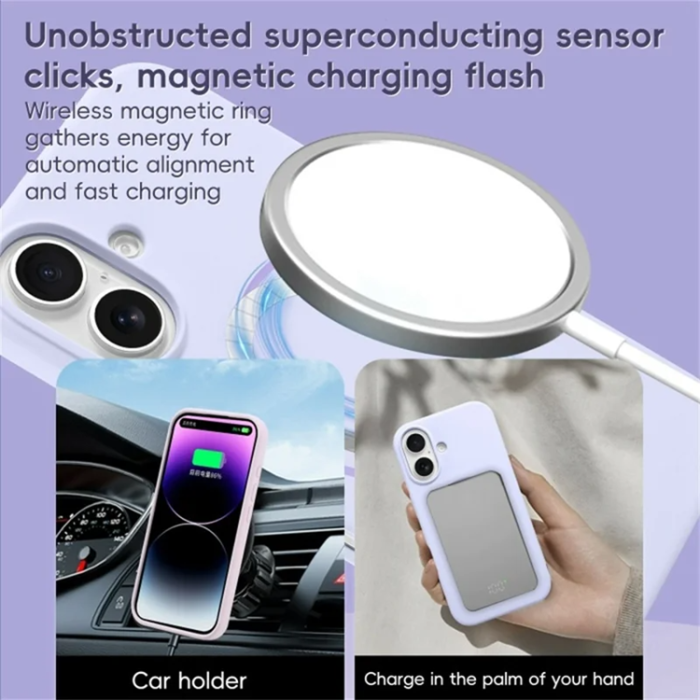 A-One Brand - iPhone 17 Mobilskal MagSafe Silikon Anti Drop