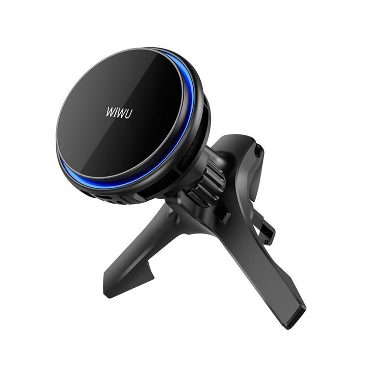 WIWU Magnetisk Bilhållare Med Trådlös Laddning 15W CH-317 - Svart | 505295 | AlltMobil