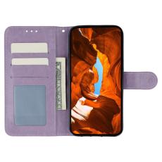OEM - Samsung Galaxy A57 Pl&aring;nboksfodral Konstl&auml;der Flip - Lila
